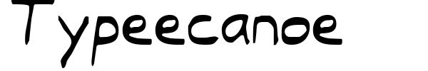 Шрифт Typeecanoe