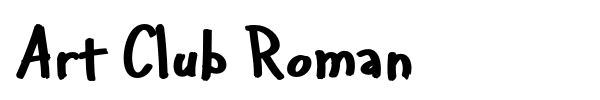 Шрифт Art Club Roman