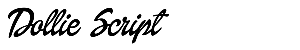 Шрифт Dollie Script