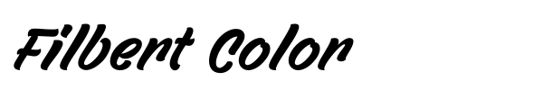 Шрифт Filbert Color