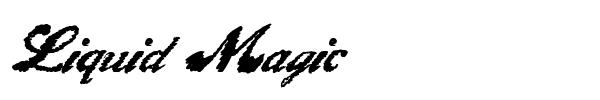 Шрифт Liquid Magic