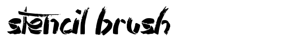 Шрифт Stencil Brush