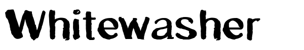 Шрифт Whitewasher