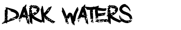Шрифт Dark Waters