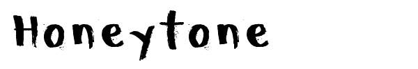 Шрифт Honeytone