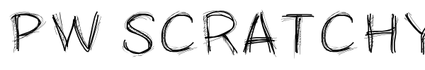 Шрифт PW Scratchy