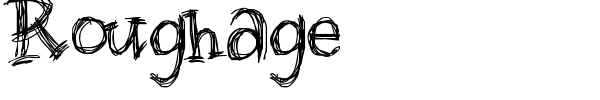 Шрифт Roughage