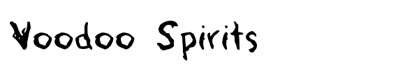Шрифт Voodoo Spirits
