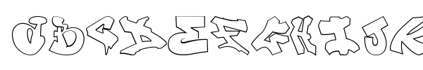 Шрифт London Graffiti Alphabet