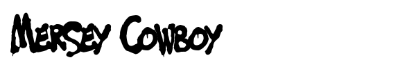 Шрифт Mersey Cowboy