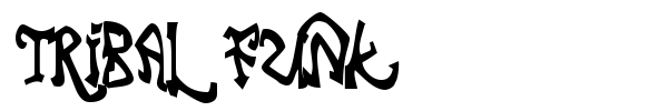 Шрифт Tribal Funk