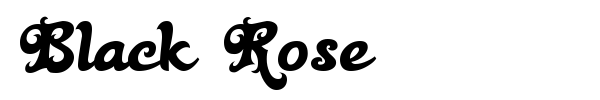 Шрифт Black Rose