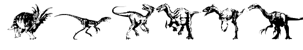 Шрифт Dinosaurs