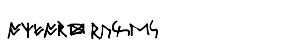 Шрифт Oxford Runes