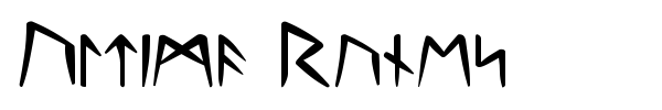 Шрифт Ultima Runes