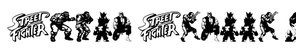 Шрифт Super Street Fighter Hyper Fonting