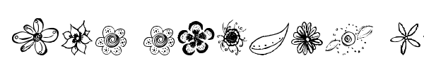 Шрифт MTF Flower Doodles