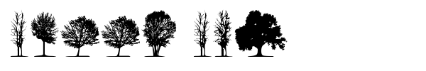 Шрифт Trees TFB