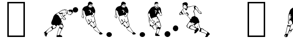 Soccer Dance font preview