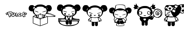 Шрифт Pucca