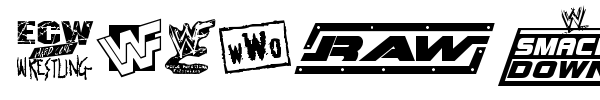 Шрифт Pro Wrestling Logos