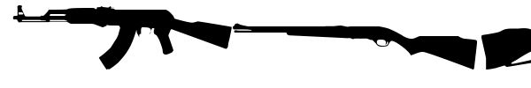 Шрифт Rifle Bats TFB
