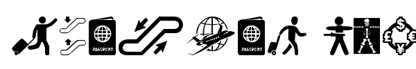 Шрифт Airport Icons