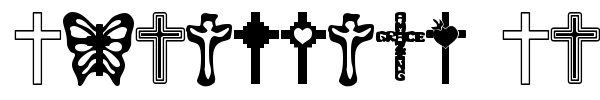 Шрифт Christian Crosses