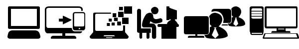 Шрифт Computer icons