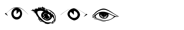 Шрифт Eyes
