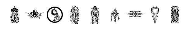 Шрифт Final Fantasy Symbols
