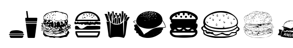 Шрифт Hamburger