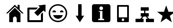 Шрифт Heydings Icons