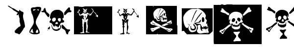 Pirates PW font preview