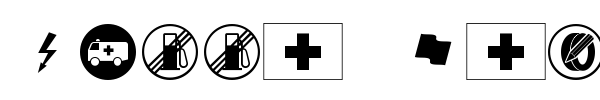 Шрифт Rally Symbols