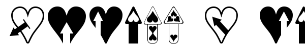 Шрифт Hearts n Arrows