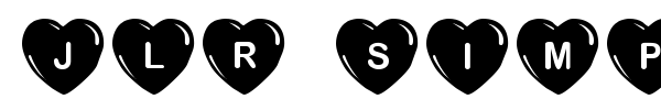 Шрифт JLR Simple Hearts