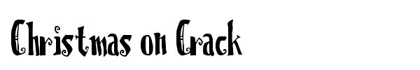Шрифт Christmas on Crack