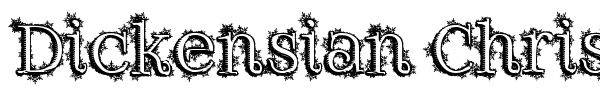 Dickensian Christmas font preview