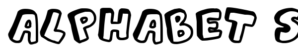 Шрифт Alphabet Souplings