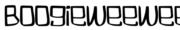 Boogieweewee font preview