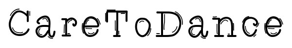 CareToDance font preview