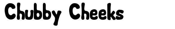 Chubby Cheeks font preview