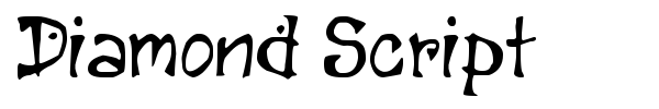 Шрифт Diamond Script