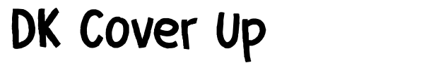 Шрифт DK Cover Up