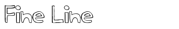 Шрифт Fine Line
