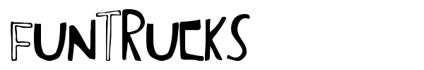 Шрифт FunTrucks