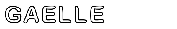 Шрифт Gaelle
