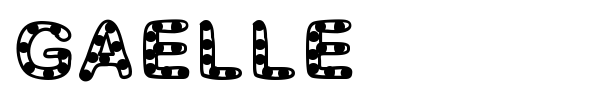 Gaelle font preview
