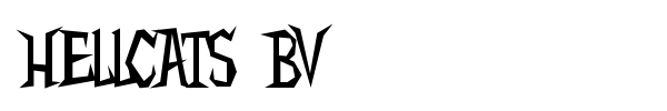 Шрифт Hellcats BV
